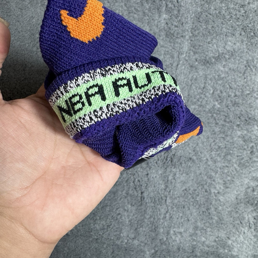 Nike NBA Authentic Socks Quip Grip Purple 2XL - Picture 5 of 5